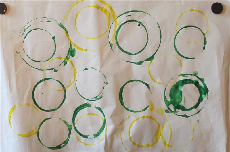 Circle Lids Painting